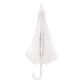 White - Front - Bristol Novelty Lace Parasol