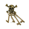 Gold - Front - Bristol Novelty Skull And Crossbones Plastic Toy Pirate Keys