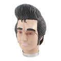 Beige-Black - Back - Bristol Novelty Unisex Teddy-Boy Headpiece-Sideburns Plastic Wig