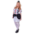 White-Black-Red - Front - Bristol Novelty Teen Girls Harlequin Card Costume