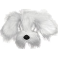 White - Front - Bristol Novelty Unisex Adults Shaggy Dog Mask On Headband With Sound