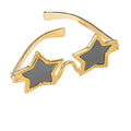 Gold - Front - Bristol Novelty Star Shaped Glasses