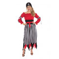 Black-Red-White - Front - Bristol Novelty Womens-Ladies Crimson Pirate Costume