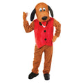 Brown-Red - Front - Bristol Novelty Unisex Adults Dog With Waistcoat Costume