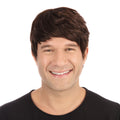 Brown - Front - Bristol Novelty Mens Short Wig