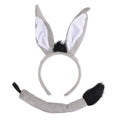 Grey-Black - Front - Bristol Novelty Unisex Adults Donkey Set