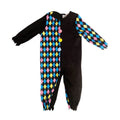 Black-Blue-Pink - Side - Bristol Novelty Baby Court Jester Costume