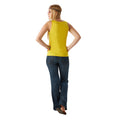 Yellow - Back - Bristol Novelty Womens-Ladies I Love The 70´s Retro Vest Top