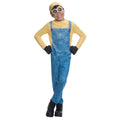 Yellow-Blue - Front - Minions Childrens-Kids Bob Costume