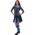 Grey-Blue-White - Front - Harry Potter Womens-Ladies Ravenclaw Costume Top