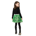 Green-Silver - Back - Harry Potter Childrens-Kids Slytherin Costume Tutu Skirt