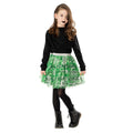 Green-Silver - Side - Harry Potter Childrens-Kids Slytherin Costume Tutu Skirt