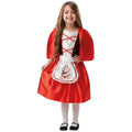 Red-White - Back - Bristol Novelty Girls Red Riding Hood Costume