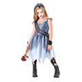 Blue-Silver-Black - Front - Bristol Novelty Miss Halloween Gothic Costume