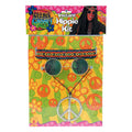 Multicoloured - Back - Bristol Novelty Mens Feeling Groovy Costume Accessory Set