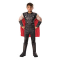 Black - Front - Avengers Endgame Boys Deluxe Thor Costume