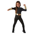 Black-Gold - Side - Avengers Assemble Girls Black Widow Costume