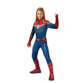 Blue-Red-Gold - Side - Captain Marvel Girls Costume