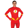 Red-Yellow - Back - Flash Unisex Adult Bodysuit (Costume)