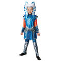 Blue-Orange-White - Front - Star Wars Childrens-Kids Deluxe Ahsoka Tano Costume