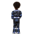 Blue-Black - Back - Spidey And His Amazing Friends Childrens-Kids Black Panther Costume