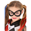 Red-Black-White - Side - DC Super Hero Girls Childrens-Kids Deluxe Harley Quinn Costume