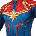 Red-Blue - Pack Shot - Captain Marvel Childrens-Kids Deluxe Costume