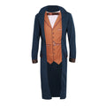 Blue-Brown - Front - Fantastic Beasts And Where To Find Them Childrens-Kids Newt Scamander Costume