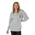 Grey Marl - Front - Harry Potter Unisex Adult Gryffindor Zodiac Hoodie