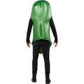 Green-Black - Back - Rick And Morty Unisex Adult Pickle Rick Costume
