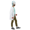 Blue-White - Side - Rick And Morty Unisex Adult Rick Costume Set