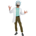 Blue-White - Front - Rick And Morty Unisex Adult Rick Costume Set
