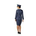 Blue - Back - Bristol Novelty Womens-Ladies Wraf Costume