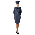 Blue - Front - Bristol Novelty Womens-Ladies Wraf Costume