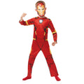 Red - Front - Iron Man Childrens-Kids Costume