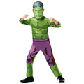 Green-Purple - Side - Hulk Childrens-Kids Costume