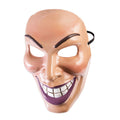 Beige-Purple - Front - Bristol Novelty Unisex Adults Male Evil Grin Mask