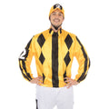 Yellow-Black-White - Back - Bristol Novelty Unisex Adult Jockey Costume