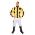 Yellow-Black-White - Front - Bristol Novelty Unisex Adult Jockey Costume