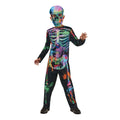 Multicoloured - Front - Bristol Novelty Childrens-Kids Bonesky Graffiti Skeleton Costume