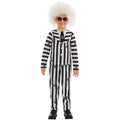 Black-White - Front - Beetlejuice Boys Striped Costume