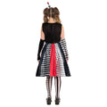 White-Black-Red - Back - Bristol Novelty Womens-Ladies Clown Monochrome Costume