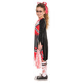 Black-Red-White - Side - Bristol Novelty Girls Zombie Cheerleader Costume