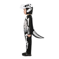 Black-White - Side - Bristol Novelty Childrens-Kids Dinosaur Skeleton Costume