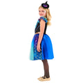 Blue - Side - Bristol Novelty Girls Cosmic Witch Costume