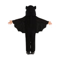 Black-White - Back - Bristol Novelty Childrens-Kids Skeleton Bat Costume