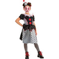 Black-White-Red - Front - Bristol Novelty Girls Clown Costume