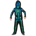 Black-Green - Front - Bristol Novelty Childrens-Kids Skeleton Neon Costume