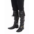 Black - Front - Bristol Novelty Unisex Adult Deluxe Boot Tops