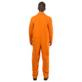 Orange - Back - Bristol Novelty Unisex Adult Convict Costume